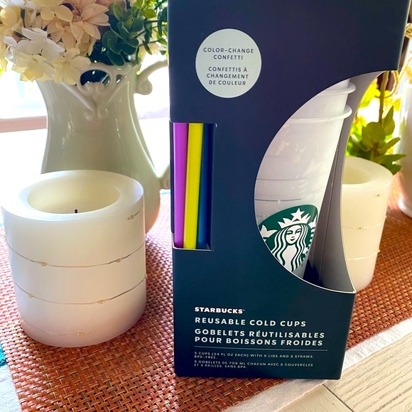 Starbucks color-change confetti plastic cups - Picture 3 of 8